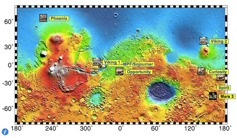 Illustration for article titled Did The US Mars Orbiter Just Find The Soviets' Mars 3 Lander?
